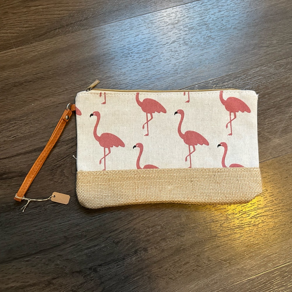 Flamingo clutch